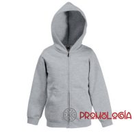 Sudadera promocional con capucha niño para publicidad y merchandising
